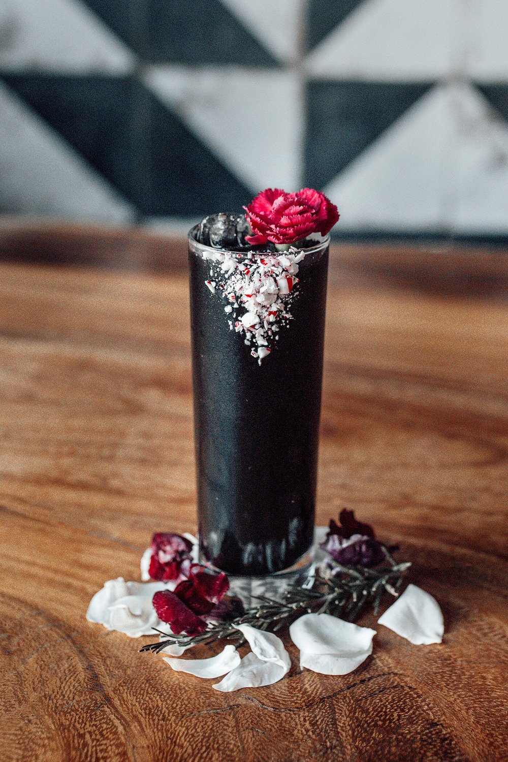 CaliFino Lump of Coal cocktail